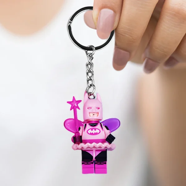 3D Fairy Bat Figure Character Keychain Y2k Animation Movie Building Block Toy Backpack Accessory Cute handmade Pendant Gifts - Image 7