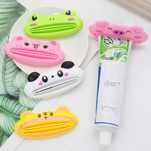 Toothpaste Squeezer Creative Cartoon Animal Shaped Facial Cleanser Squeezer Kitchen Household Lazy Creative Little Tools - Image 2