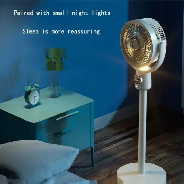 Electric Floor Stand Circulating Cooling Fan Remote Air Blower USB Plug Household Timing Shake Head Turbo Convection Cooler - Image 4