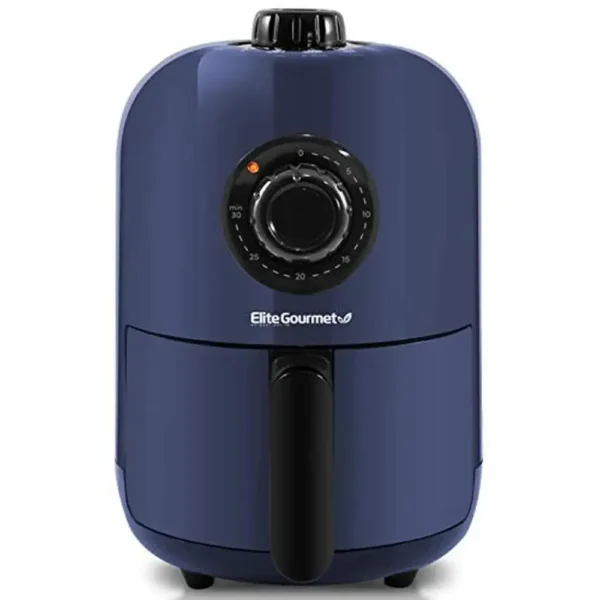 Electric Air Fryer 1.1 Qt. Oil-Less Healthy Cooker Timer & Temperature Controls 1000W Compact Space Saving