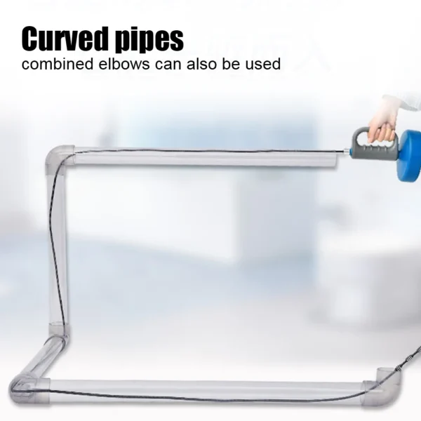 Toilet Sink Drain Unblocker Sewer Pipe Plunger Dredge 5/7/10 Meters Handheld Extendable Bathroom Kitchen Cleaning Tools - Image 8