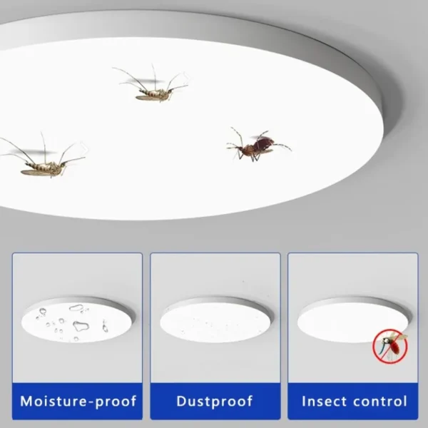 LED Ceiling Light 220V Waterproof Dustproof Three Proof Light Bedroom Bathroom Dining Room Kitchen Indoor Lighting Fixtures - Image 4