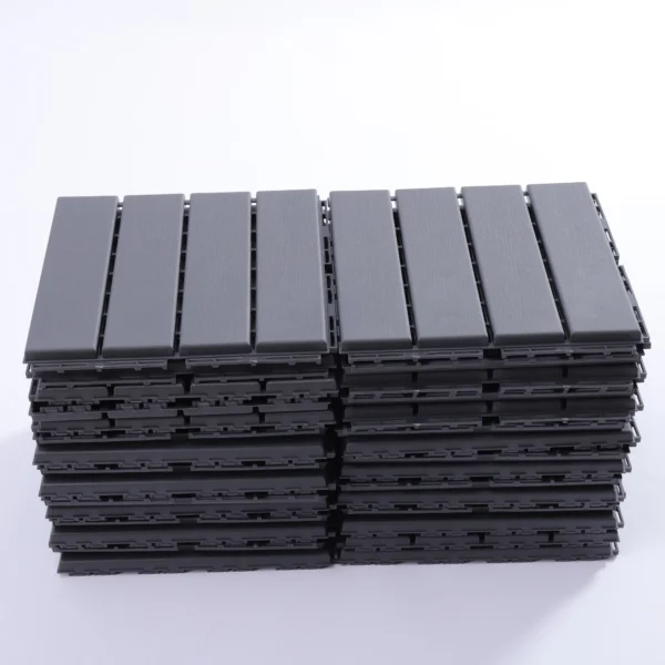 30 Pack Interlocking Deck Tiles Garden Floor Boards Outdoor Flooring Patio Floor Decking Tiles Anti-slip Home Decor Accessories - Image 4