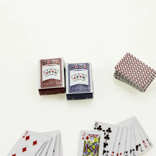 Mini Cute 1:12 Dollhouse Miniatures Poker Home Decoration Poker Cards Playing Game for Doll Kawaii Accessories - Image 12