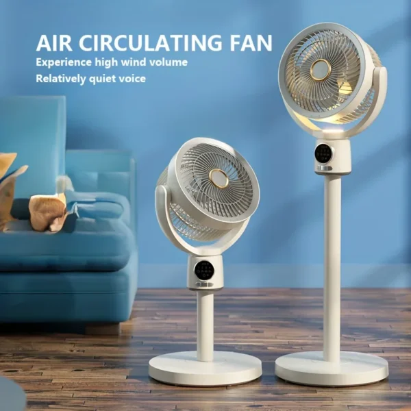Electric Floor Stand Circulating Cooling Fan Remote Air Blower USB Plug Household Timing Shake Head Turbo Convection Cooler - Image 3