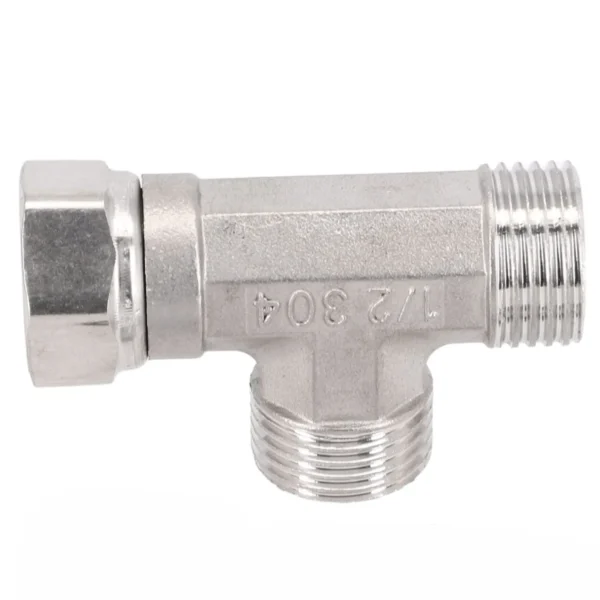 1pc T-Adapter Interface For Diverter Bath Toilet/Bidet Sprayer Shower Head/G1/2 Bathroom Accessories 3 Ways Valve T Adapter - Image 5