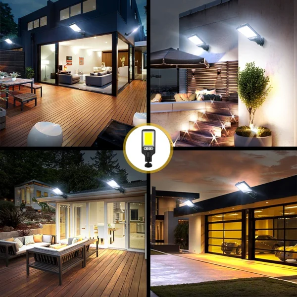 1~4pcs Solar Lights Outdoor With 3 Mode Waterproof Motion Sensor Security Lighting LED Wall Street Lamp for Garden 108/117COB - Image 5