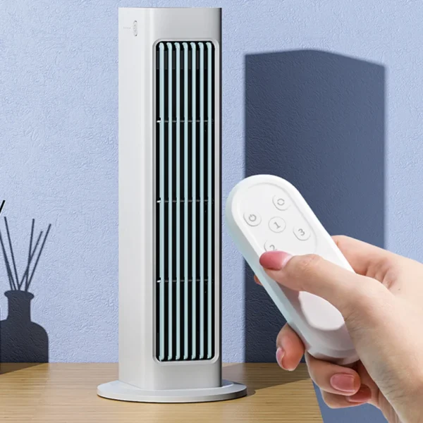 Portable Tower Fan 3 Speeds Desk Fan Rechargeable Wall Mount Fan Quiet Standing Fan for Bedroom Living Room Office - Image 3